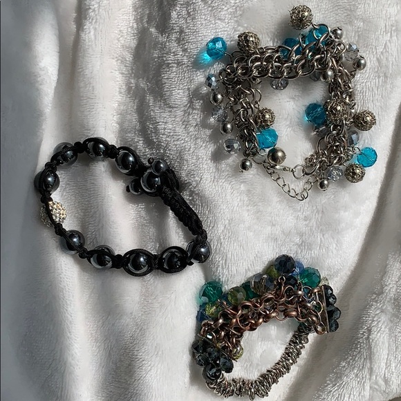 3 multicolored bracelets - Picture 1 of 4